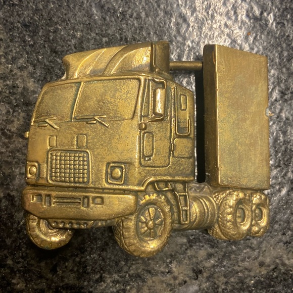 Vintage Truck Belt Buckle - Picture 1 of 2